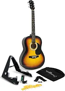 Martin Smith Acoustic Guitar Kit with Stand and Tuner Included