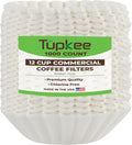 Tupkee 12-Cup Large Coffee Filters - Tall Walled Design