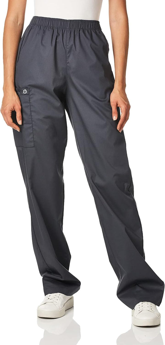 WonderWink Women's Tall Pull-On Cargo Scrub Pant for Comfort