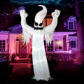 12 FT Tall Halloween Inflatable Ghost Yard Decoration - Bright LED