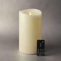 Flameless LED Candles with Remote Control 5 in x 9.5 in - Real Wax