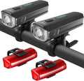 1200 Lumen Bike Lights Set for Night Riding Safety and Visibility
