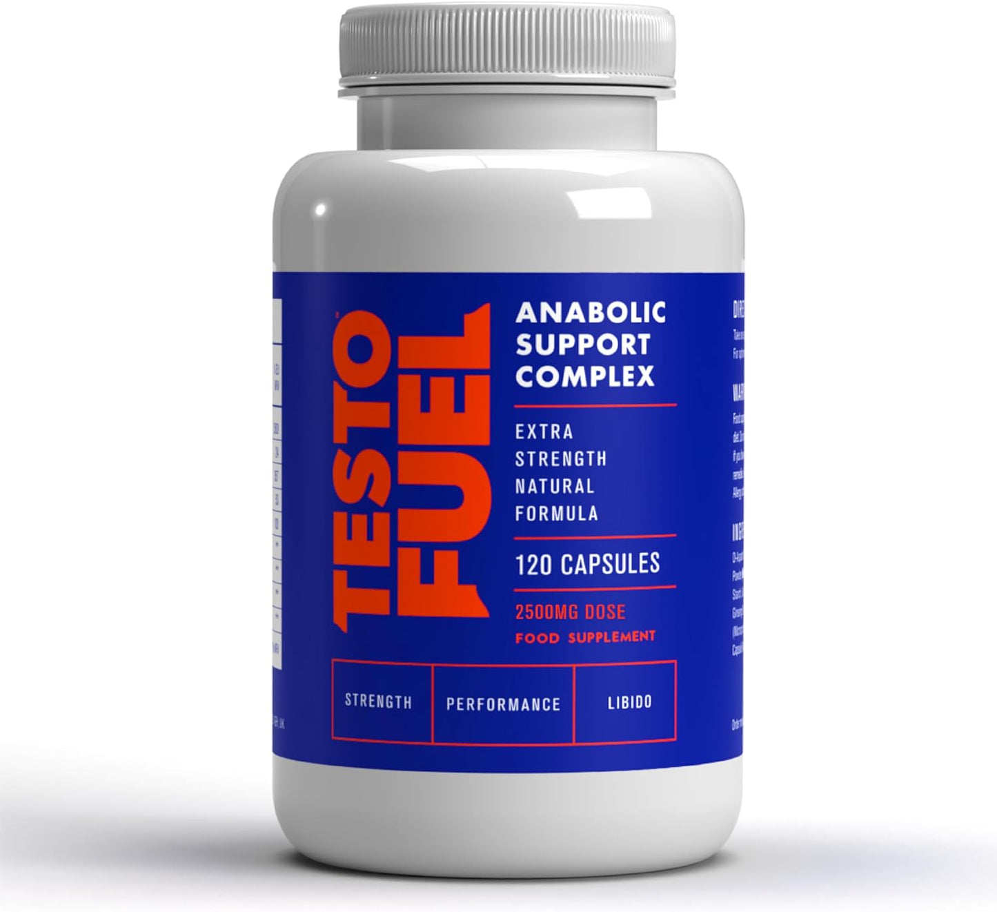 TestoFuel T-Booster Pills for Men - Natural Testosterone Support