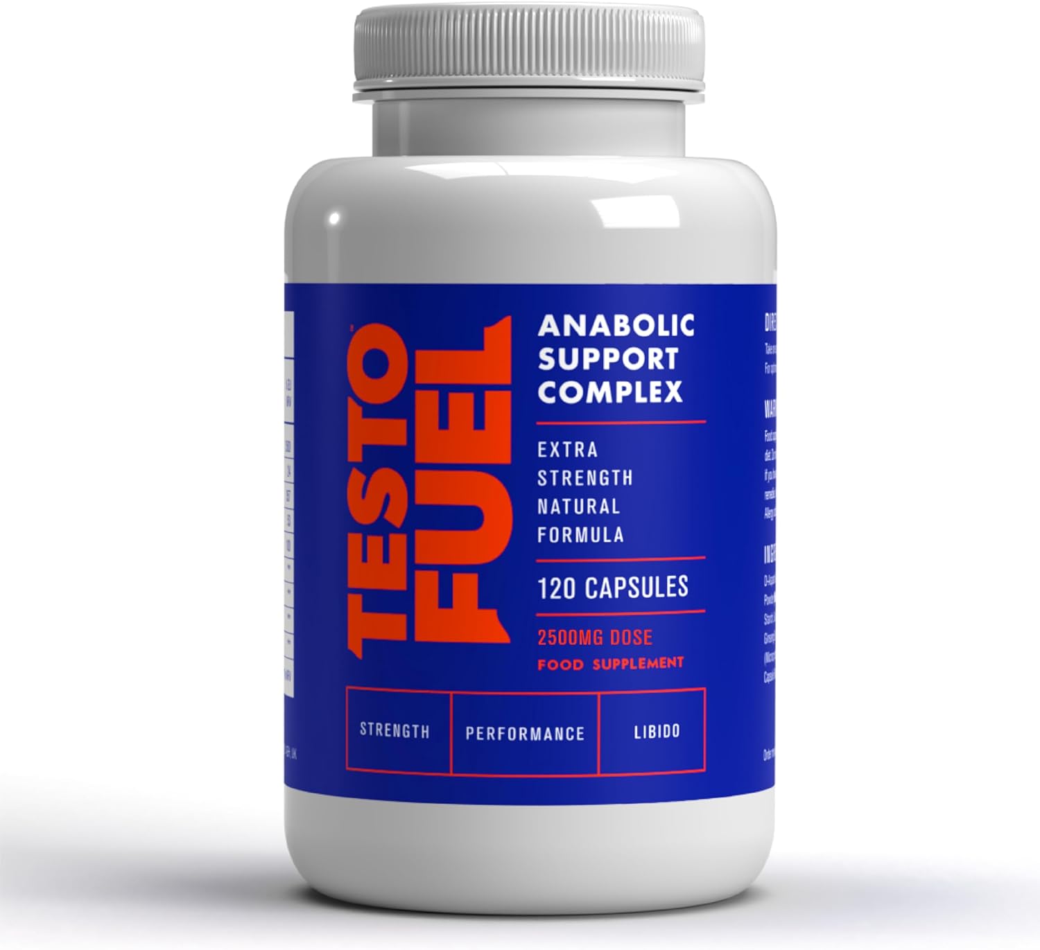 TestoFuel T-Booster Pills for Men - Natural Testosterone Support