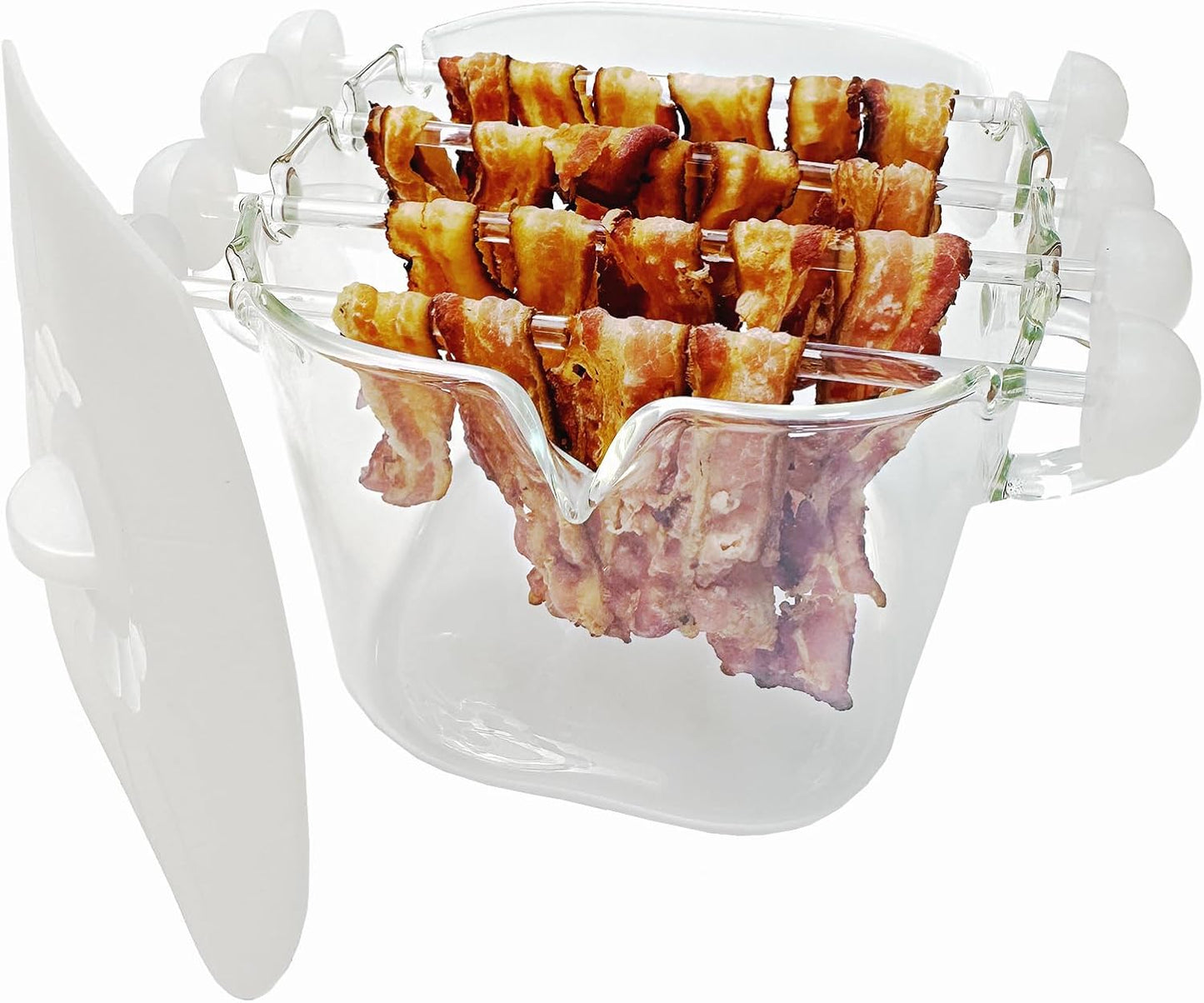 Microwave Oven Bacon Cooker for Crispy Bacon in Minutes