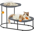 Feandrea 2-Tier Elevated Cat Hammock Bed - Double-Level Lounger