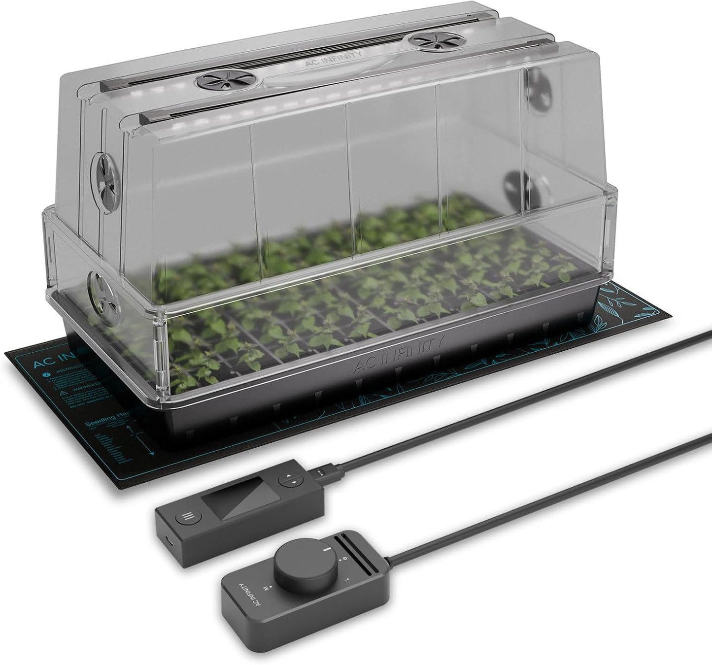 AC Infinity Heavy-Duty Large Humidity Dome Germination Kit