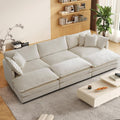 SoarFlash Chenille Sectional Sofa - Flexible Modular Comfort