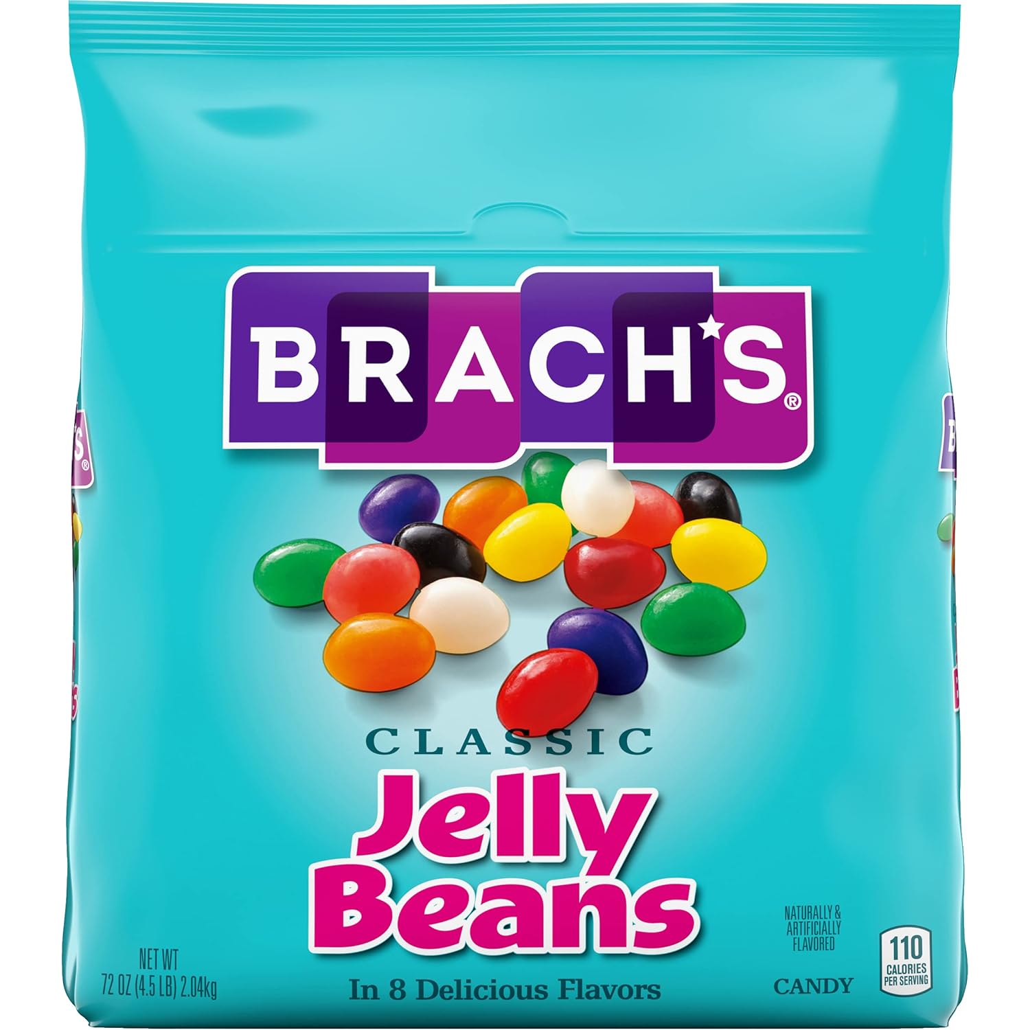 Brach's Classic Jelly Beans Bulk Bag of 72 Ounces for Sharing