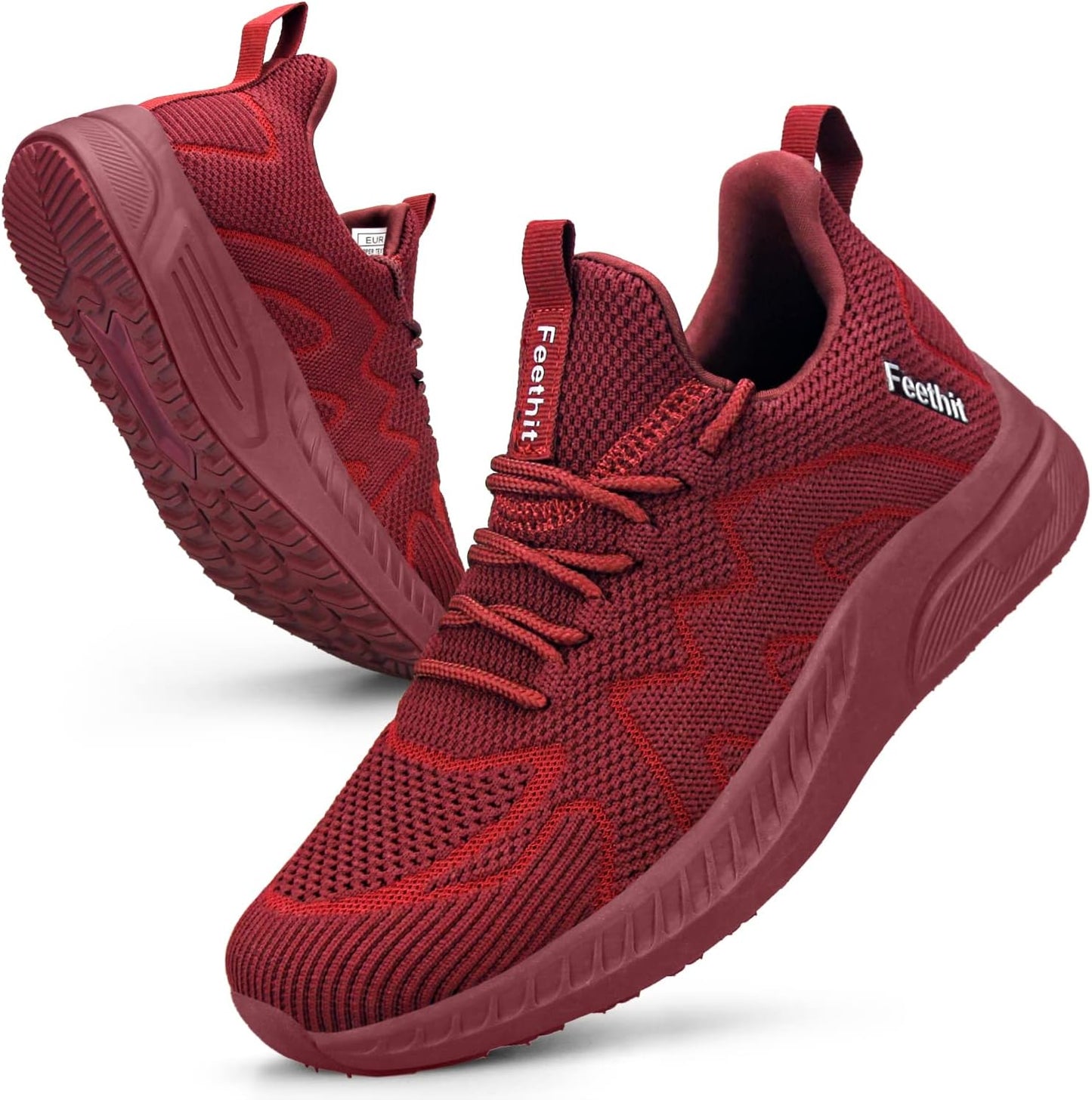 Feethit Womens Running Shoes Lightweight Slip on Sneakers