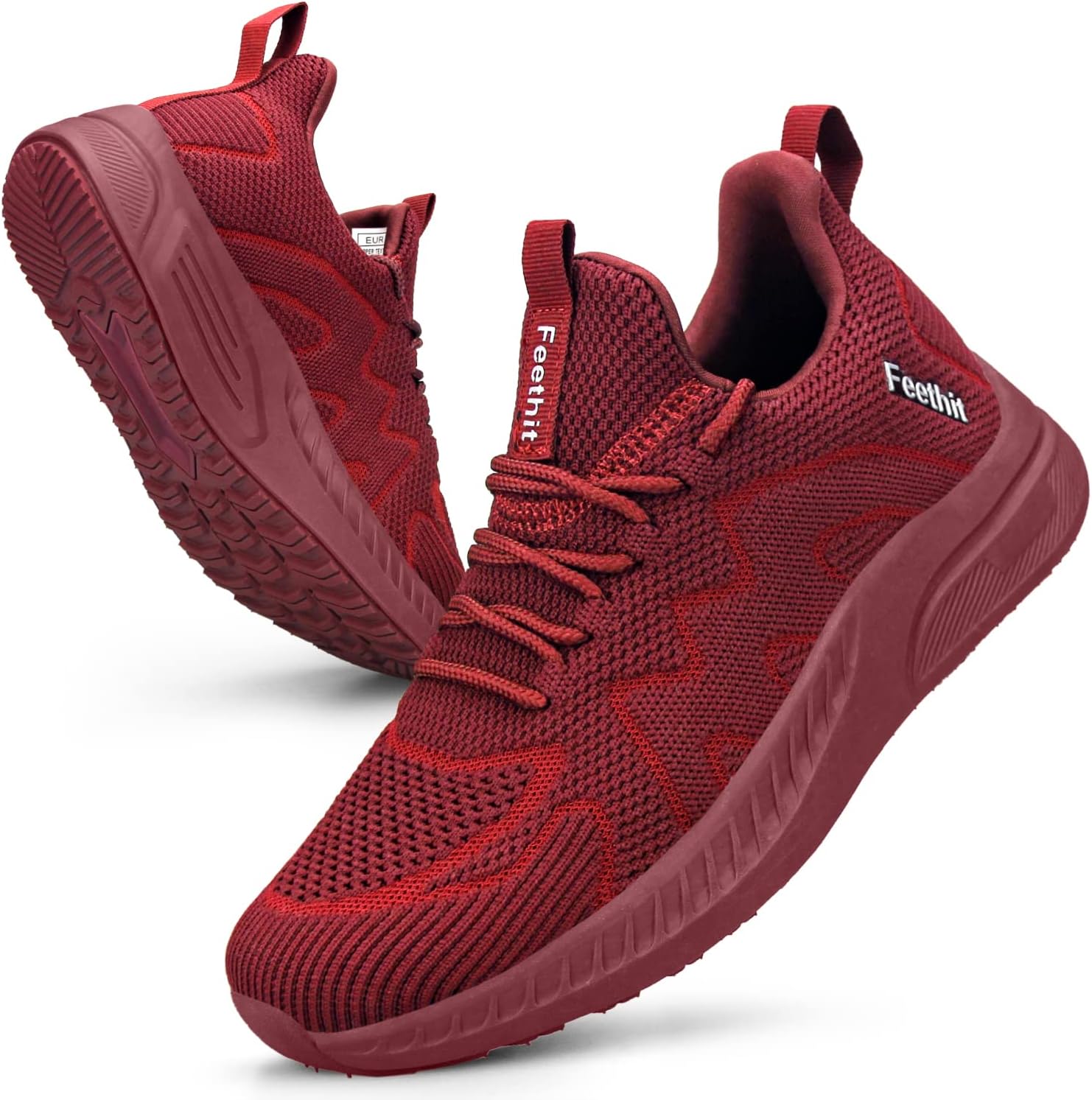 Feethit Womens Running Shoes Lightweight Slip on Sneakers