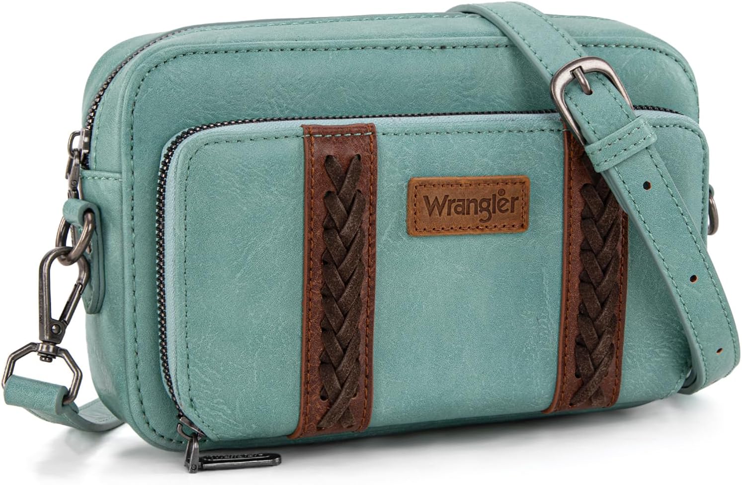 Wrangler Crossbody Bag for Women - Stylish Multi Pocket Purse