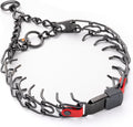 Herm Sprenger Black Stainless Steel Dog Collar for Effective Training