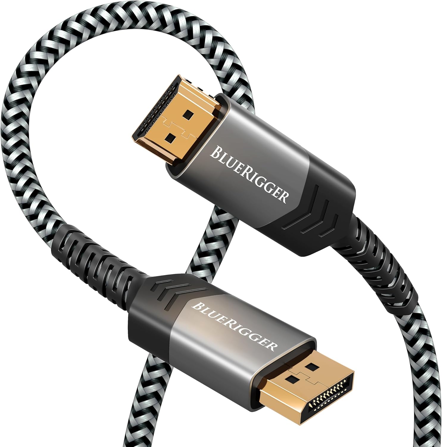 BlueRigger 10FT DisplayPort to HDMI Cable - 4K 60Hz HDR V.C. - PC, TV