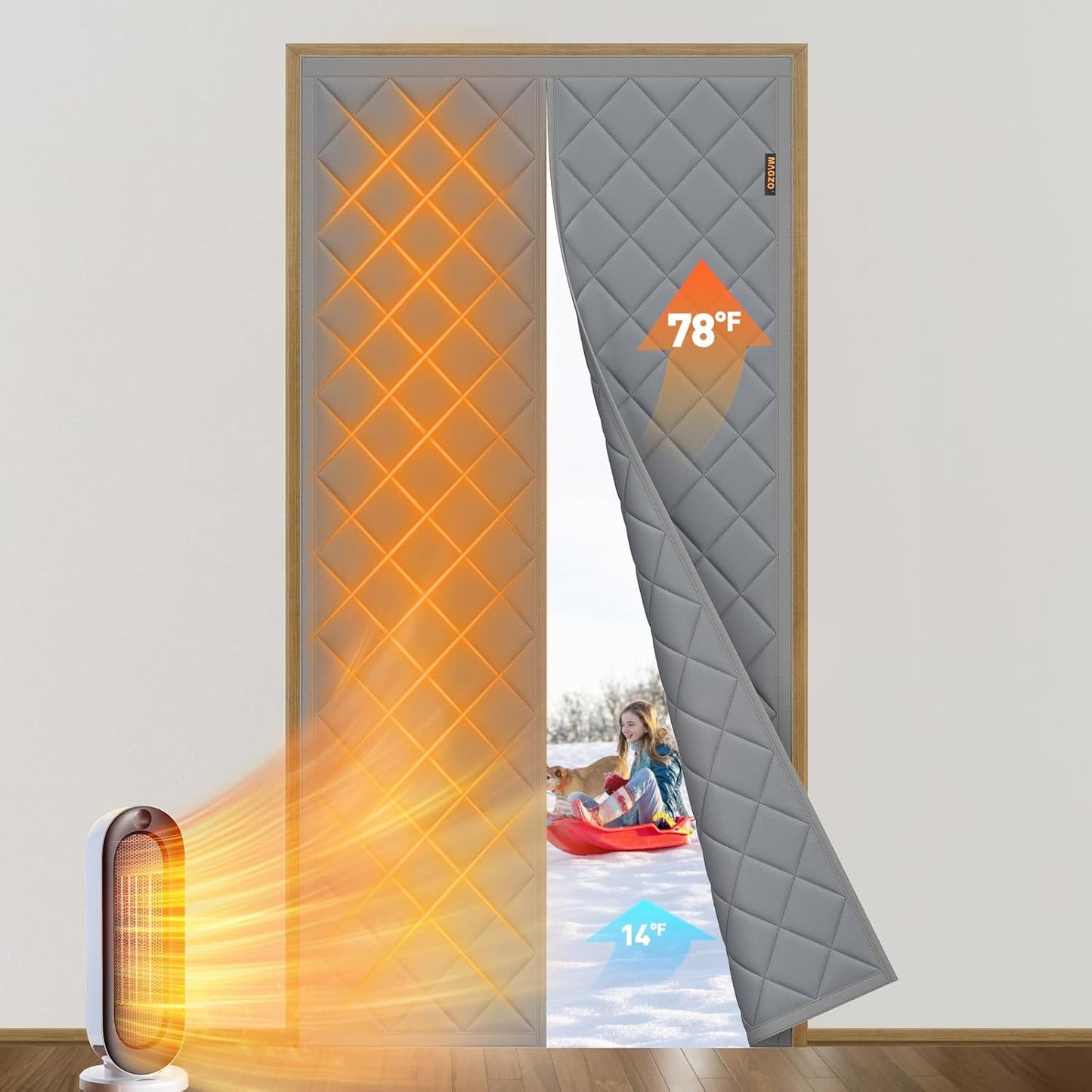 MAGZO Magnetic Winter Thermal Insulated Door Curtain Review