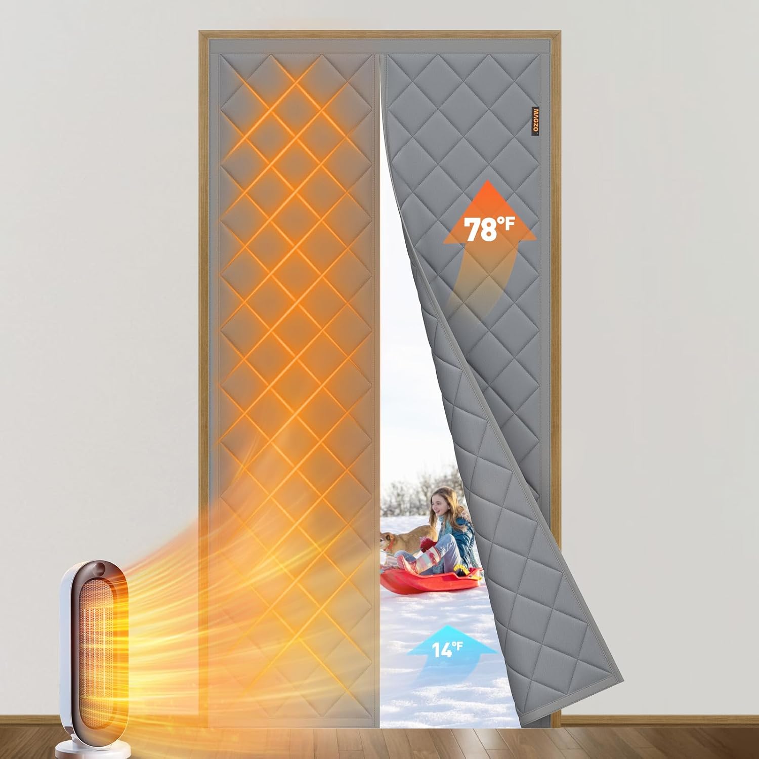 MAGZO Magnetic Winter Thermal Insulated Door Curtain Review
