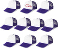 Ultrafun 10 Pack Trucker Hats for Men Women - Mesh Sublimation Blanks