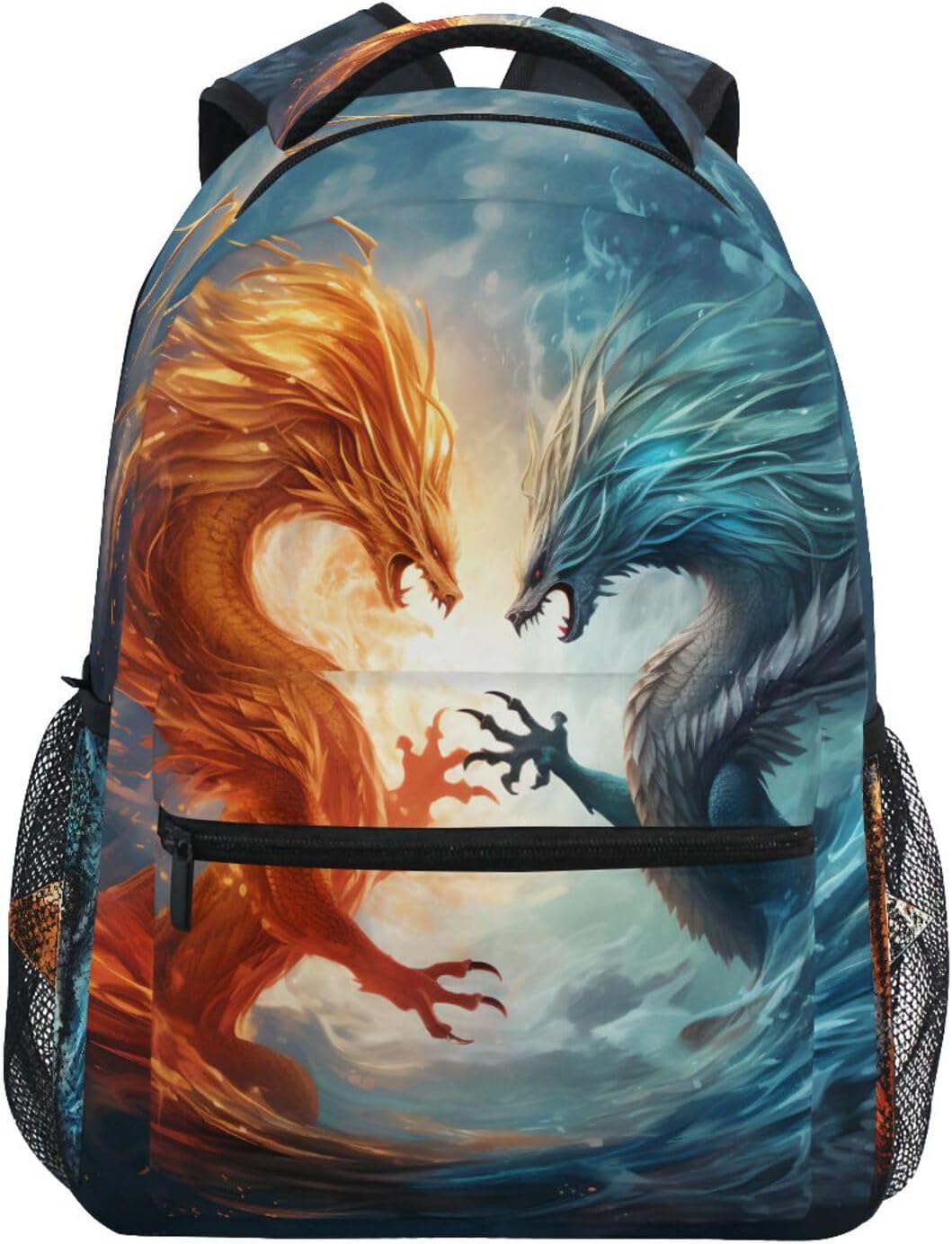 Dragons Backpacks for 3rd 4th 5th Grade School Travel Bag