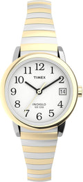 Timex Women's Easy Reader Watch Two-Tone Stainless Steel Band