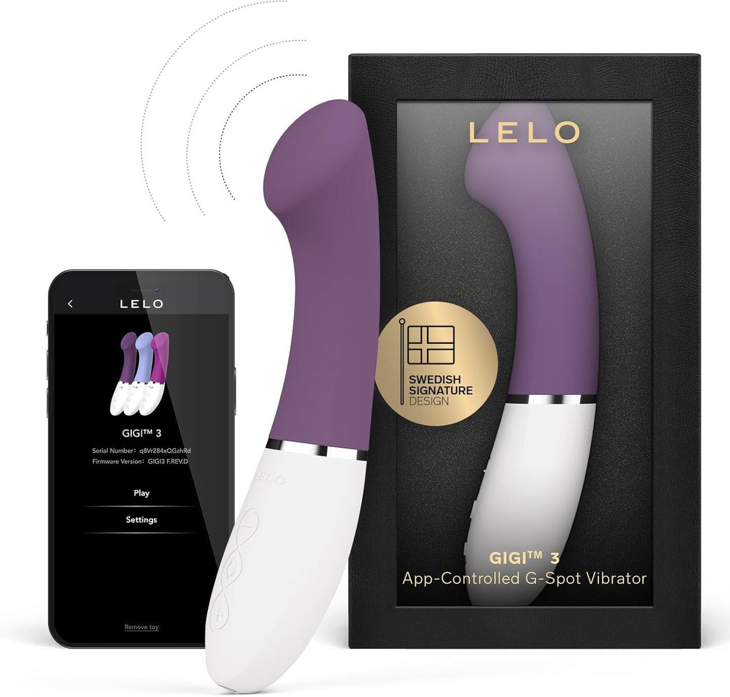 LELO Gigi 3 G-Spot Vibrator with App Control and 8 Settings
