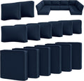 14 Pcs Outdoor Cushion Slipcovers for Patio Sofa - Waterproof