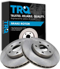 TRQ Front Brake Rotors Set Vented Compatible with 2013-2018 Ford Focus