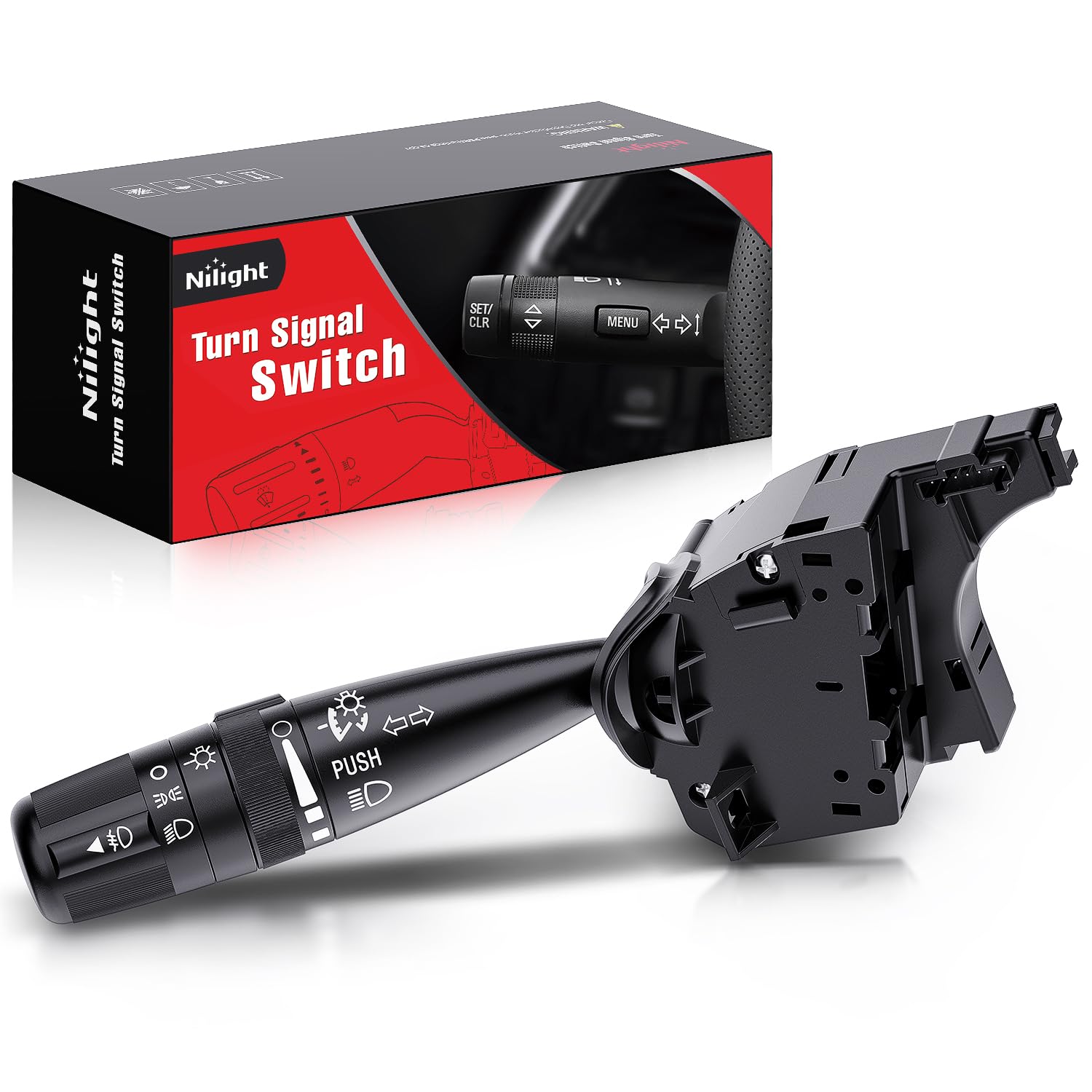 Nilight Turn Signal Switch for Jeep Wrangler and More Vehicles