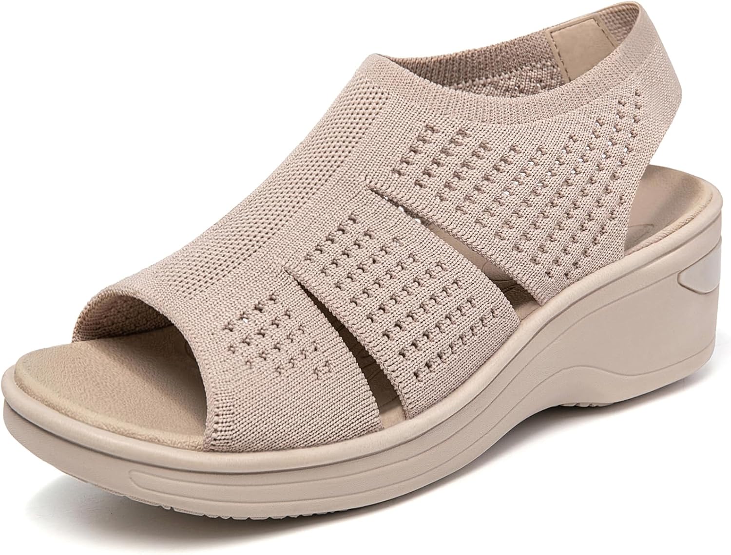 KOIMED Women's Comfortable Platform Walking Sandals for Summer