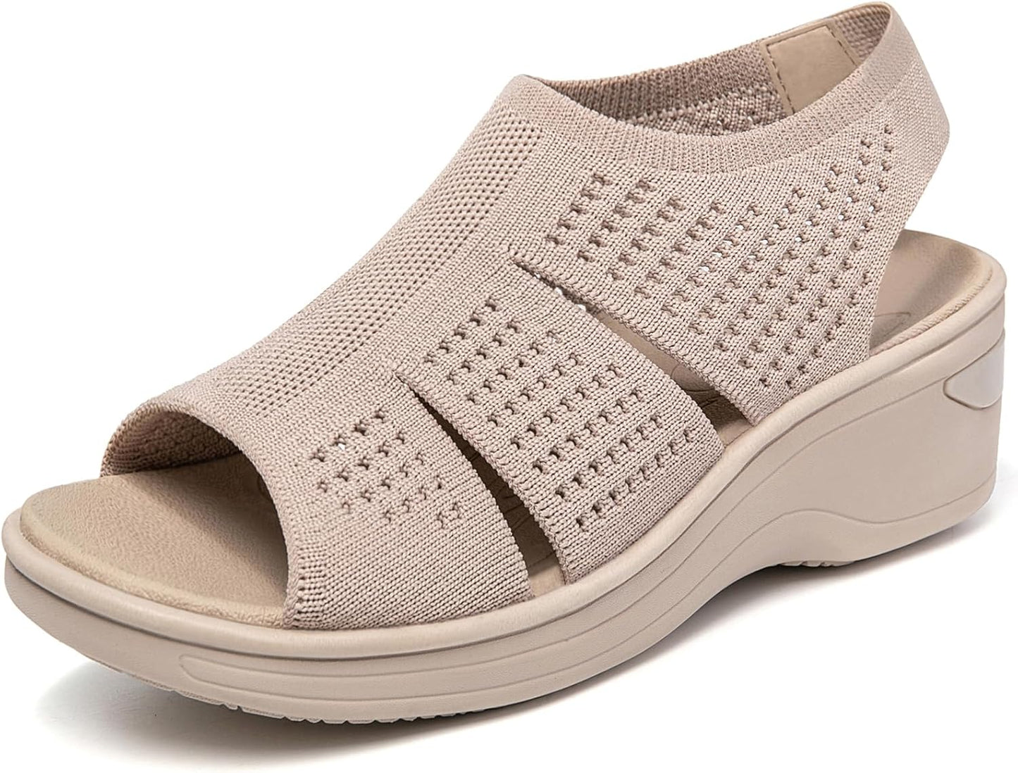 KOIMED Women's Comfortable Platform Walking Sandals for Summer