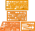 CYA Military Map Marking Template Stencil Set 4 Pack - Precision