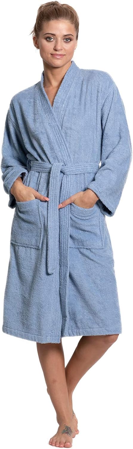 Soft & Absorbent Towel Robe for Women - 100% Cotton Comfort