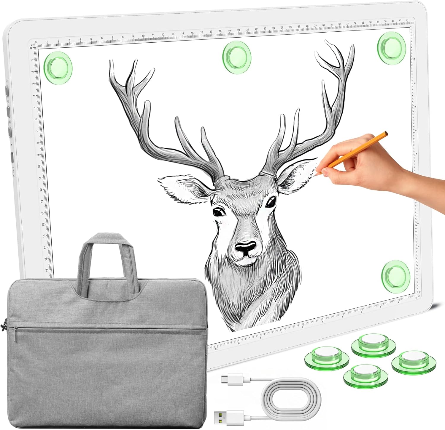 Phylosal A3 Magnetic Light Pad for Tracing and Drawing