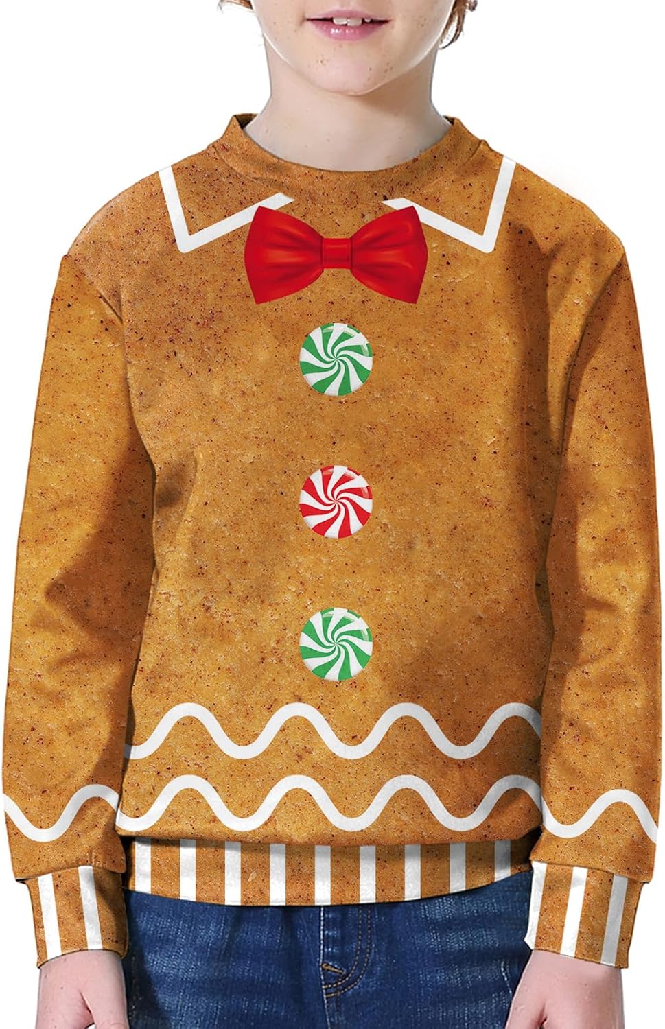 BesserBay Kids Ugly Christmas Sweatshirt: Funny & Festive! 4-14 Years