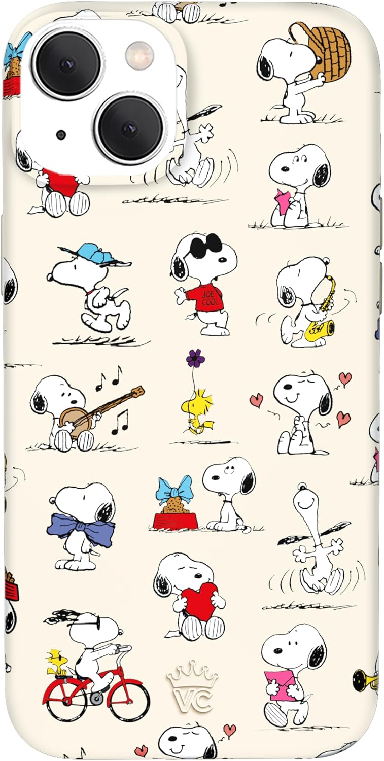 Snoopy Moods Phone Case for iPhone 15 Plus - Stylish Protection
