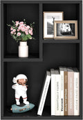 VECELO 3-Cube Bookshelf - Slim Modern Cubby Storage for Tall
