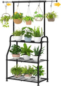 Simple Trending Plant Stand Indoor Outdoor 3 Tier Hanging Rack - Tall