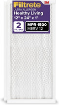 Filtrete 12x24x1 AC Furnace Air Filter for Cleaner Air