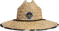 FOCO Men's NFL Team Logo Floral Lifeguard Straw Sun Hat - Game Day