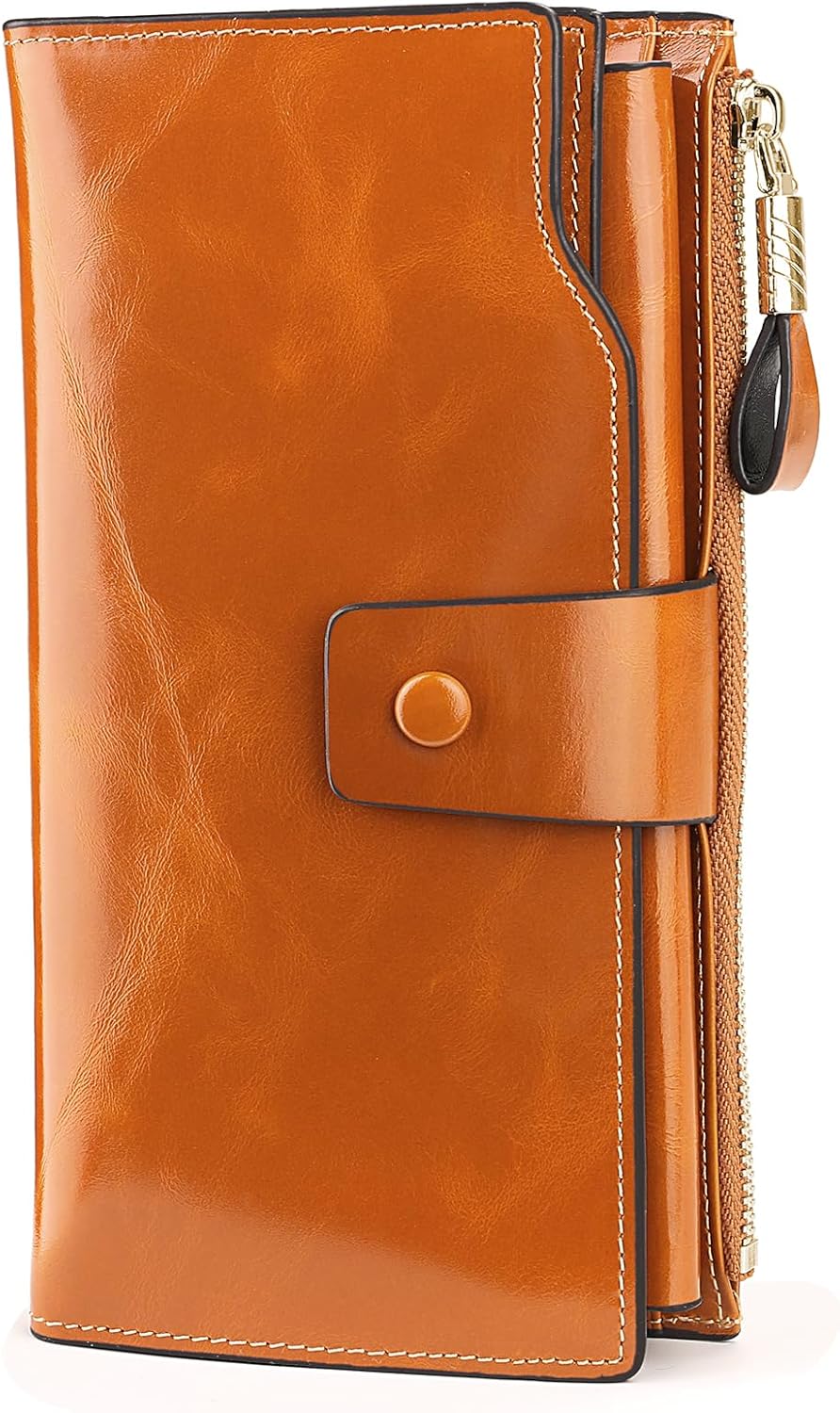 YALUXE Women's Genuine Leather Wallet with RFID Protection