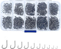 500PCS Premium Small Fishing Hooks Set - High Carbon Steel Hooks