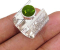7MM Round Gemstone 925 Sterling Silver Ring - Timeless Floral Band is