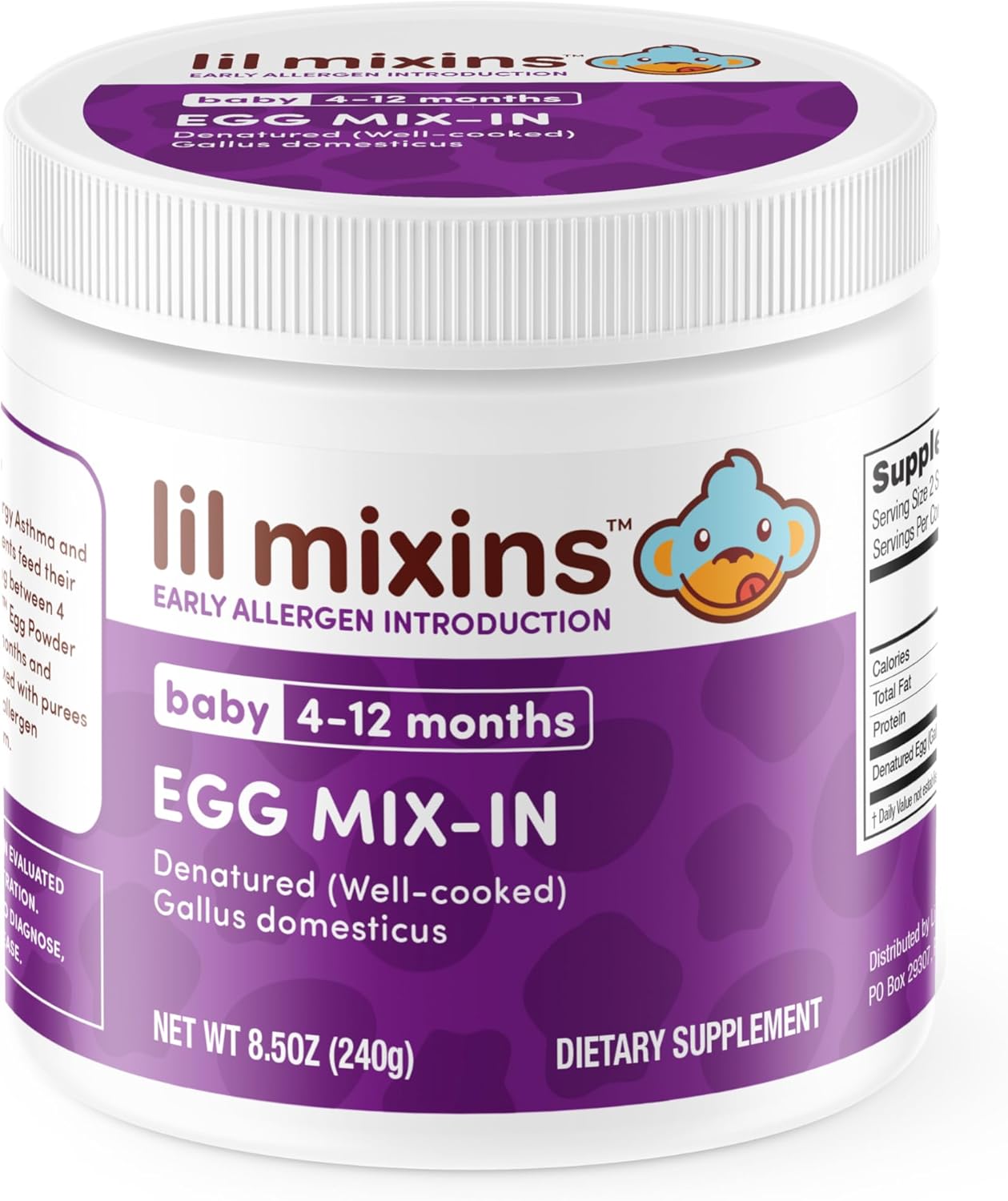 Lil Mixins Early Allergen Introduction Mix-ins for Babies