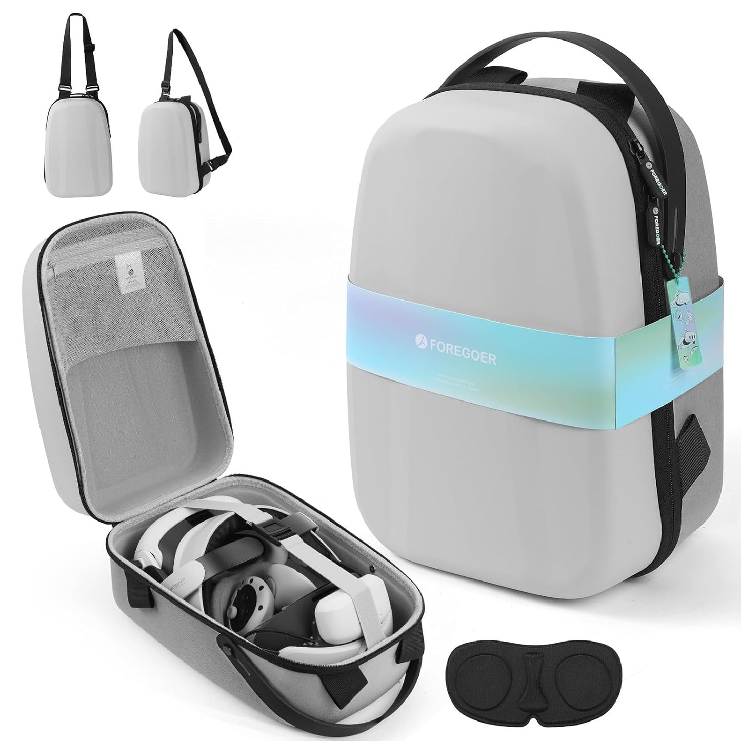 Custom Hard Carrying Case for Meta Quest 2 and Quest 3 Headsets