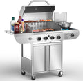 G41 Pro Gas Grill - Heavy-Duty 4-Burner Propane Grill