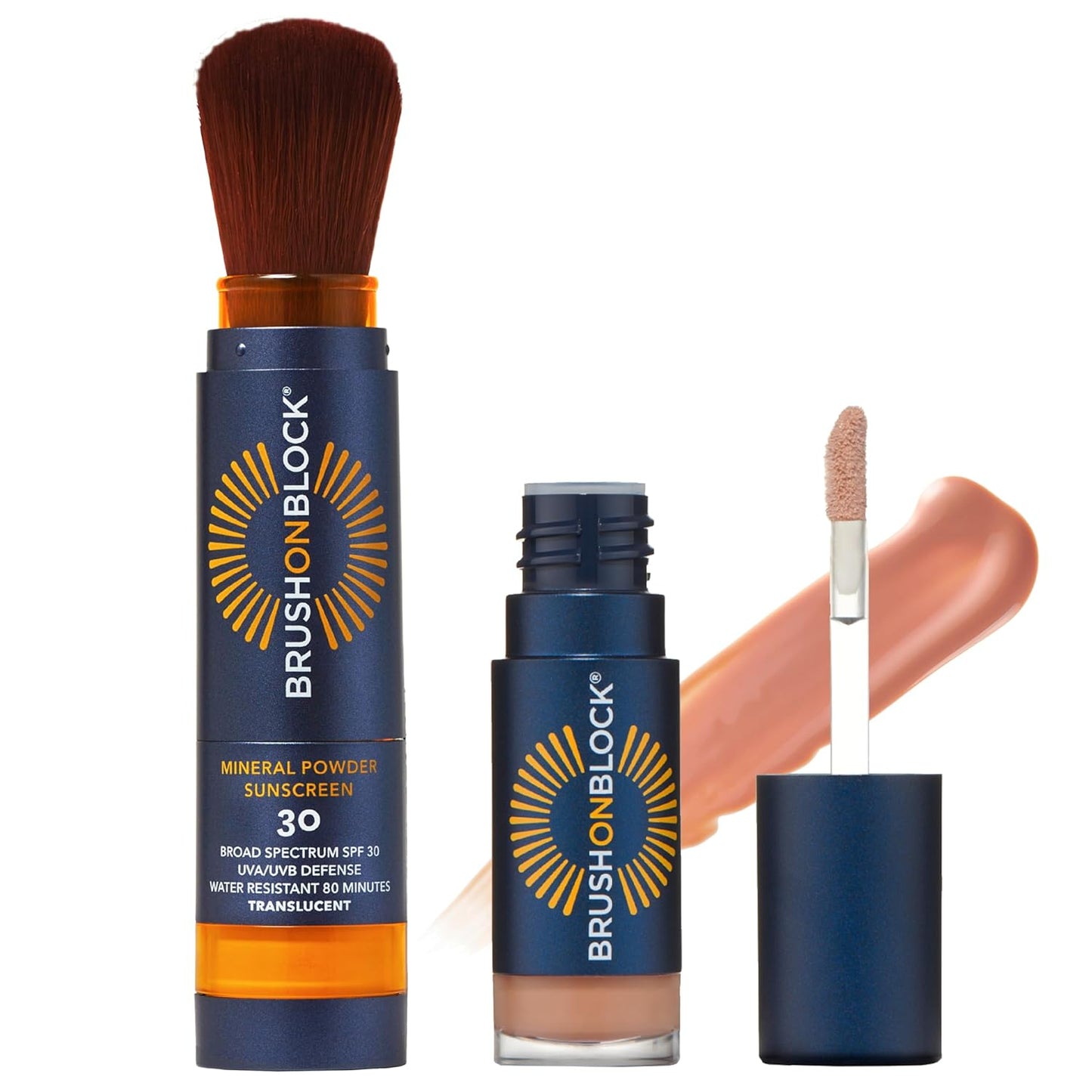 Brush On Block Full Face Sun Protection Kit for Ultimate Defense