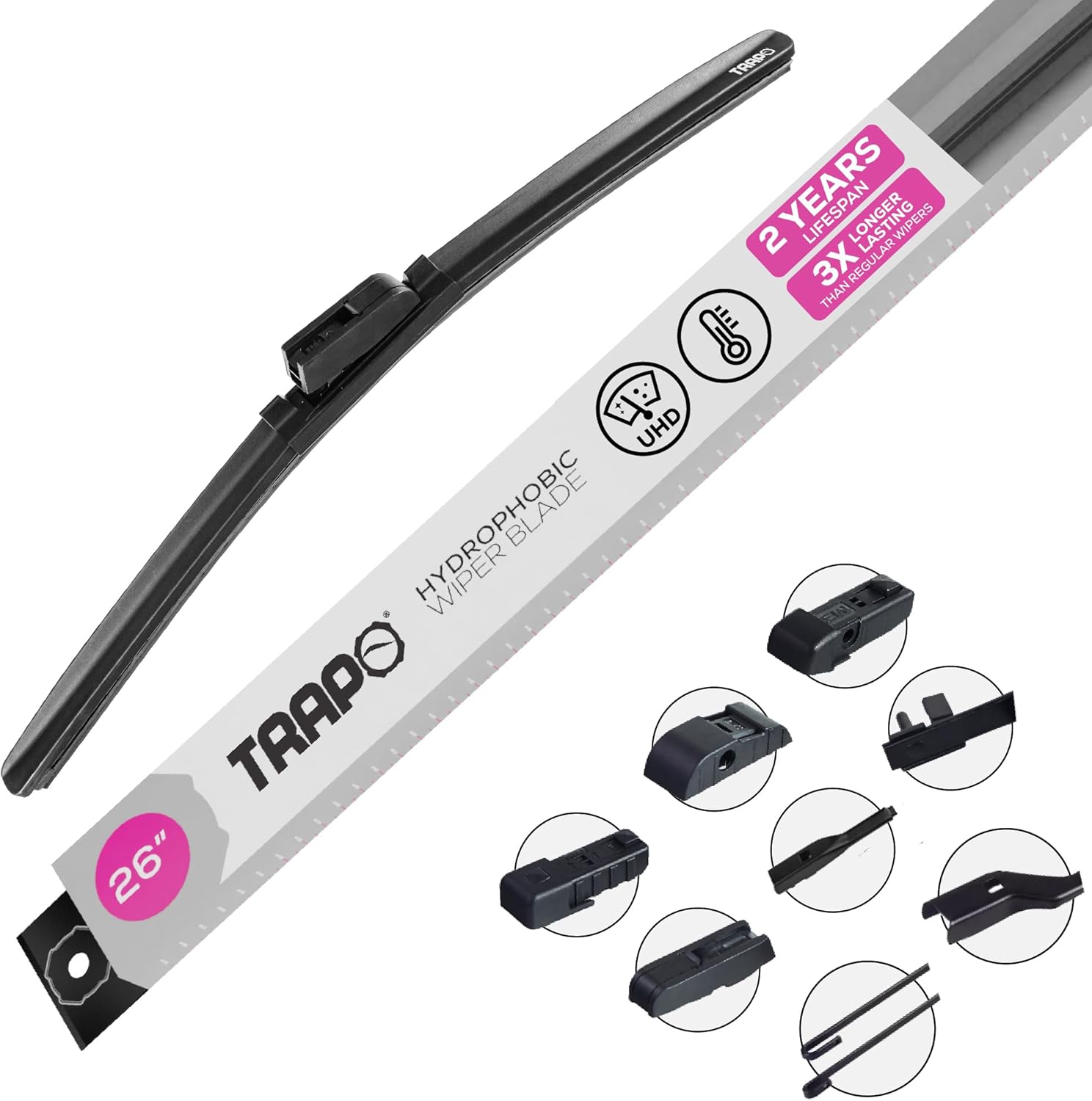 26 Inch Silicone Windshield Wiper Blades for All-Season Use