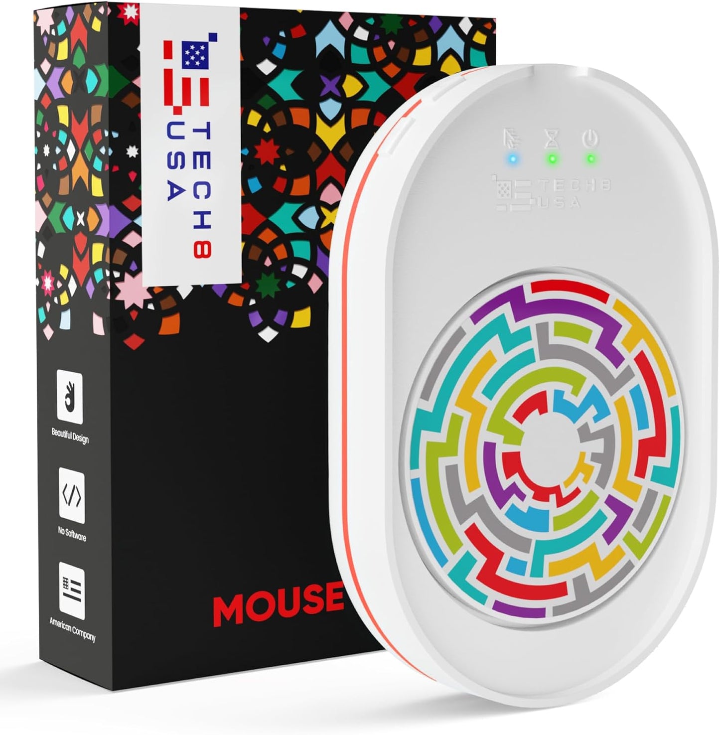 Tech8 USA Undetectable Mouse Jiggler - Random Movement