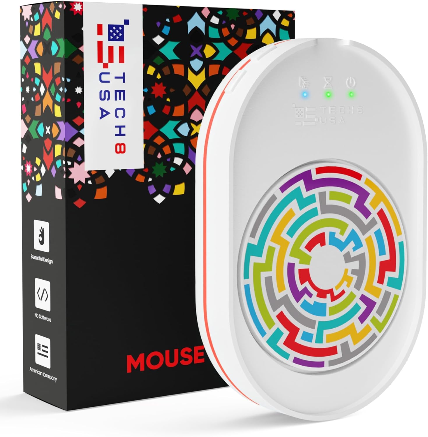 Tech8 USA Undetectable Mouse Jiggler - Random Movement