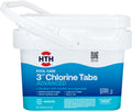 HTH 42055 Pool Care 3in Chlorine Tabs for Crystal Clear Water