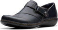 Clarks Womens Ashland Gem Loafers - Comfortable Slip-On Leather